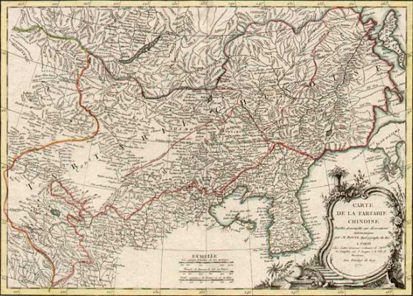 Карта Китайской Татарии. Вторая половина XVIII в.