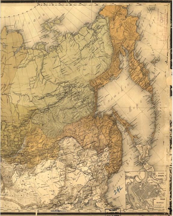 Восточные регионы Российской империи. 1868 г.